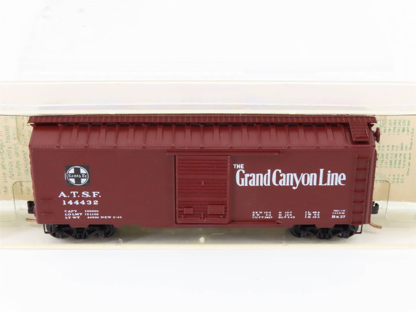 N Kadee Micro-Trains MTL 20072 ATSF Grand Canyon 40' Boxcar #144432 - Blue Label