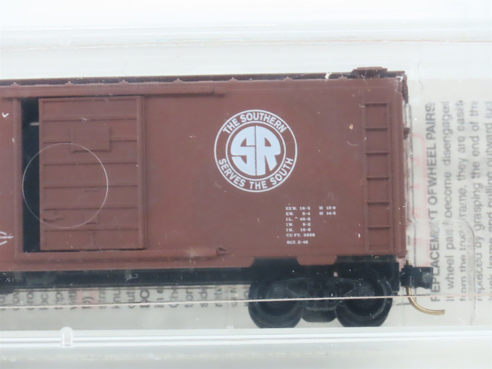 N Micro-Trains MTL 20062 SR Southern Railway 40' Single Door Box Car #23489