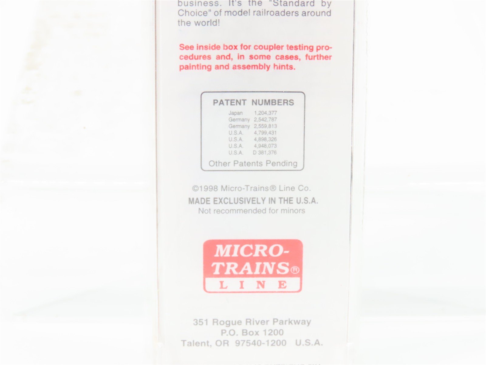 N Micro-Trains MTL 20062 SR Southern Railway 40' Single Door Box Car #23489