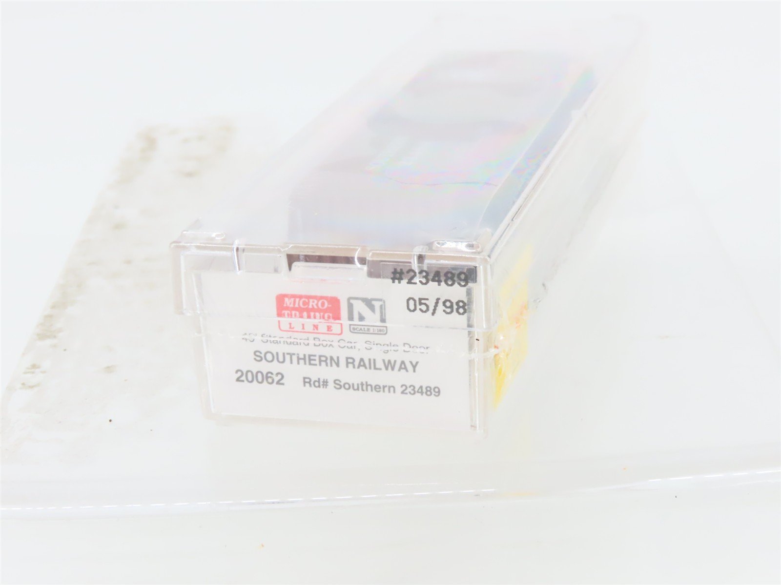 N Micro-Trains MTL 20062 SR Southern Railway 40' Single Door Box Car #23489