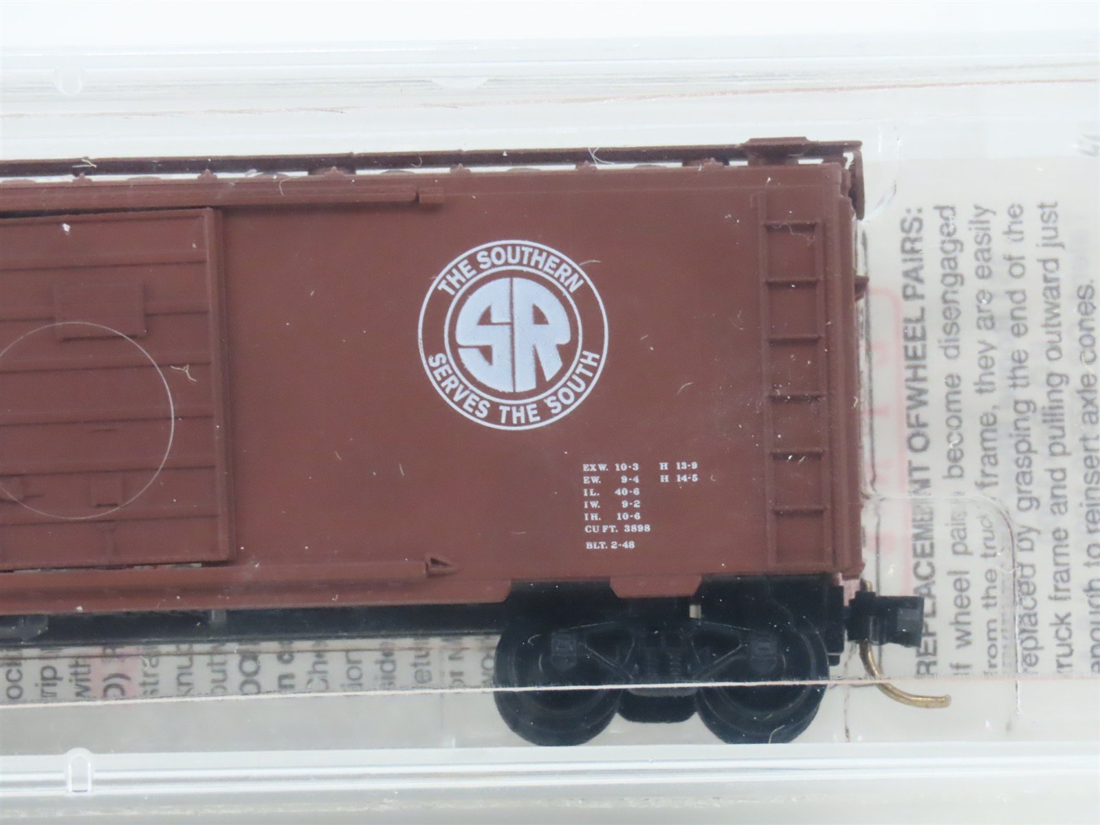 N Micro-Trains MTL 20062 SR Southern Railway 40' Single Door Box Car #23489