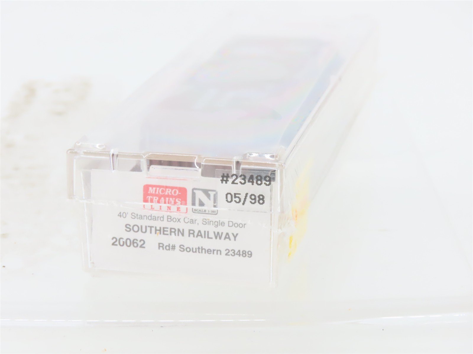 N Micro-Trains MTL 20062 SR Southern Railway 40' Single Door Box Car #23489