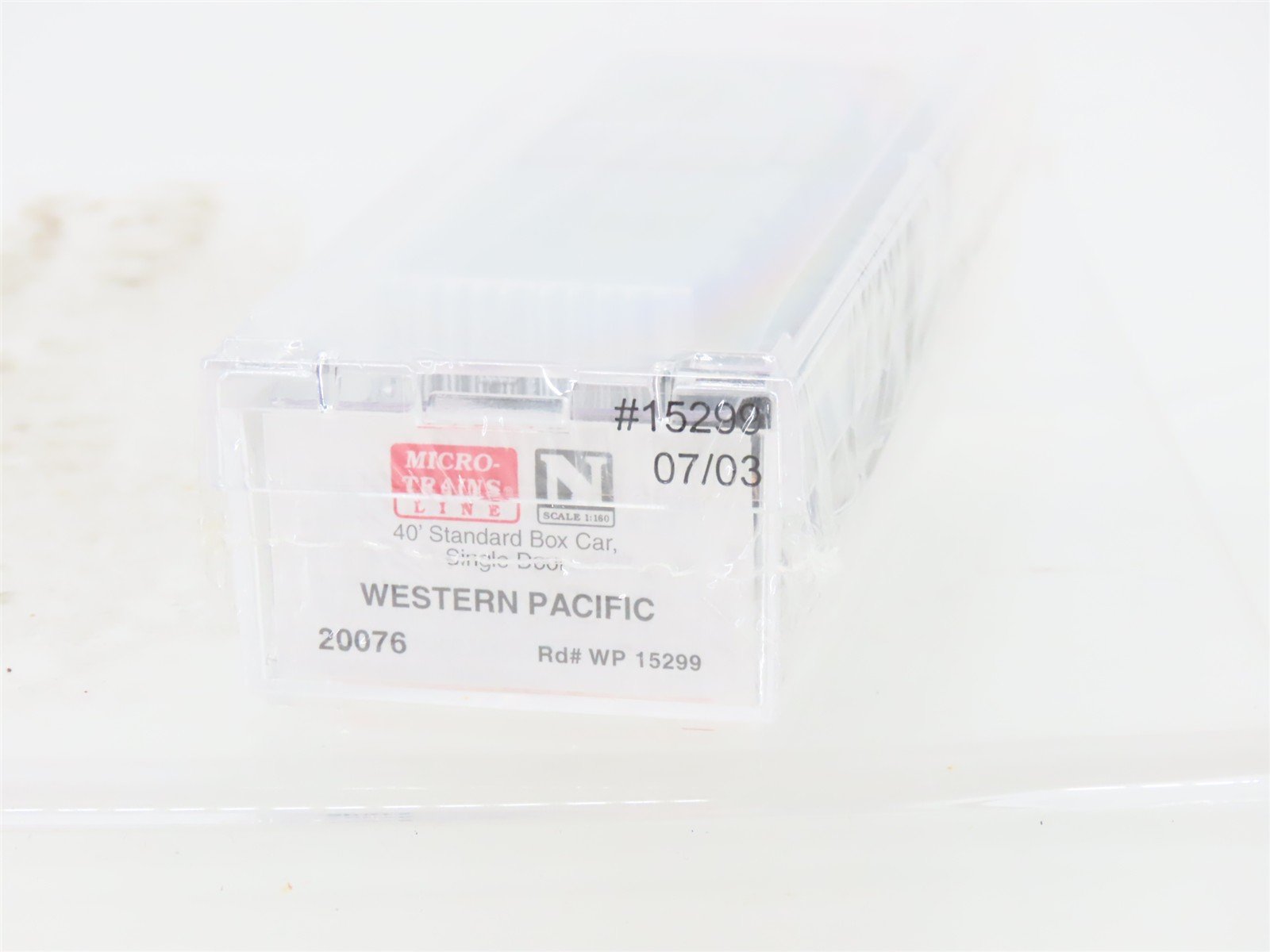 N Micro-Trains MTL 20076 WP Feather River Route Bulk Sugar 40' Box Car #15299