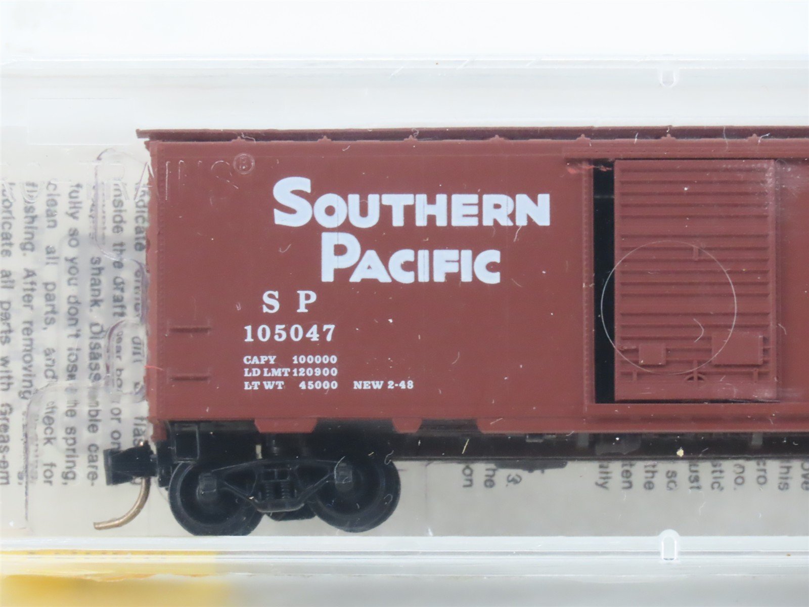 N Scale Micro-Trains MTL 20080 SP Southern Pacific 40' Box Car #105047