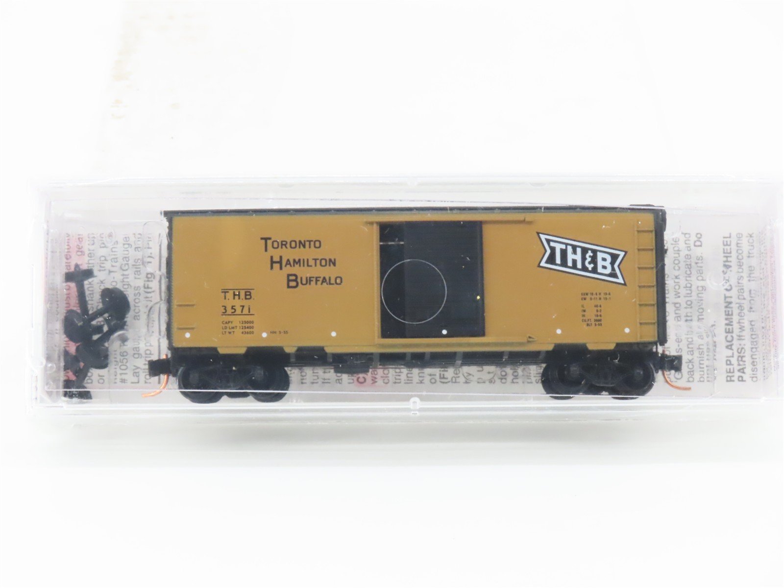 N Scale Micro-Trains MTL 20036 THB Toronto Hamilton & Buffalo 40' Box Car #3571