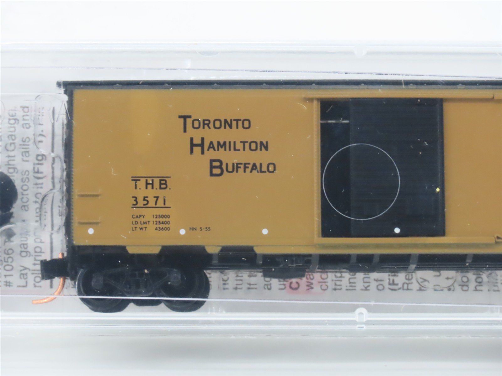 N Scale Micro-Trains MTL 20036 THB Toronto Hamilton & Buffalo 40' Box Car #3571