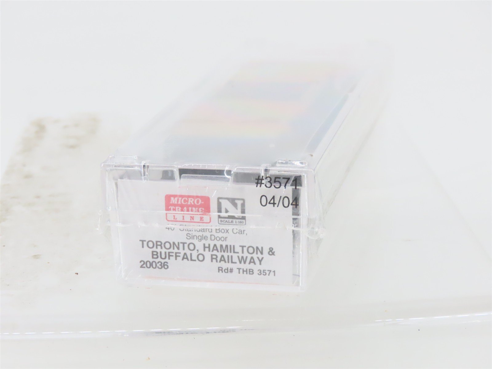N Scale Micro-Trains MTL 20036 THB Toronto Hamilton & Buffalo 40' Box Car #3571