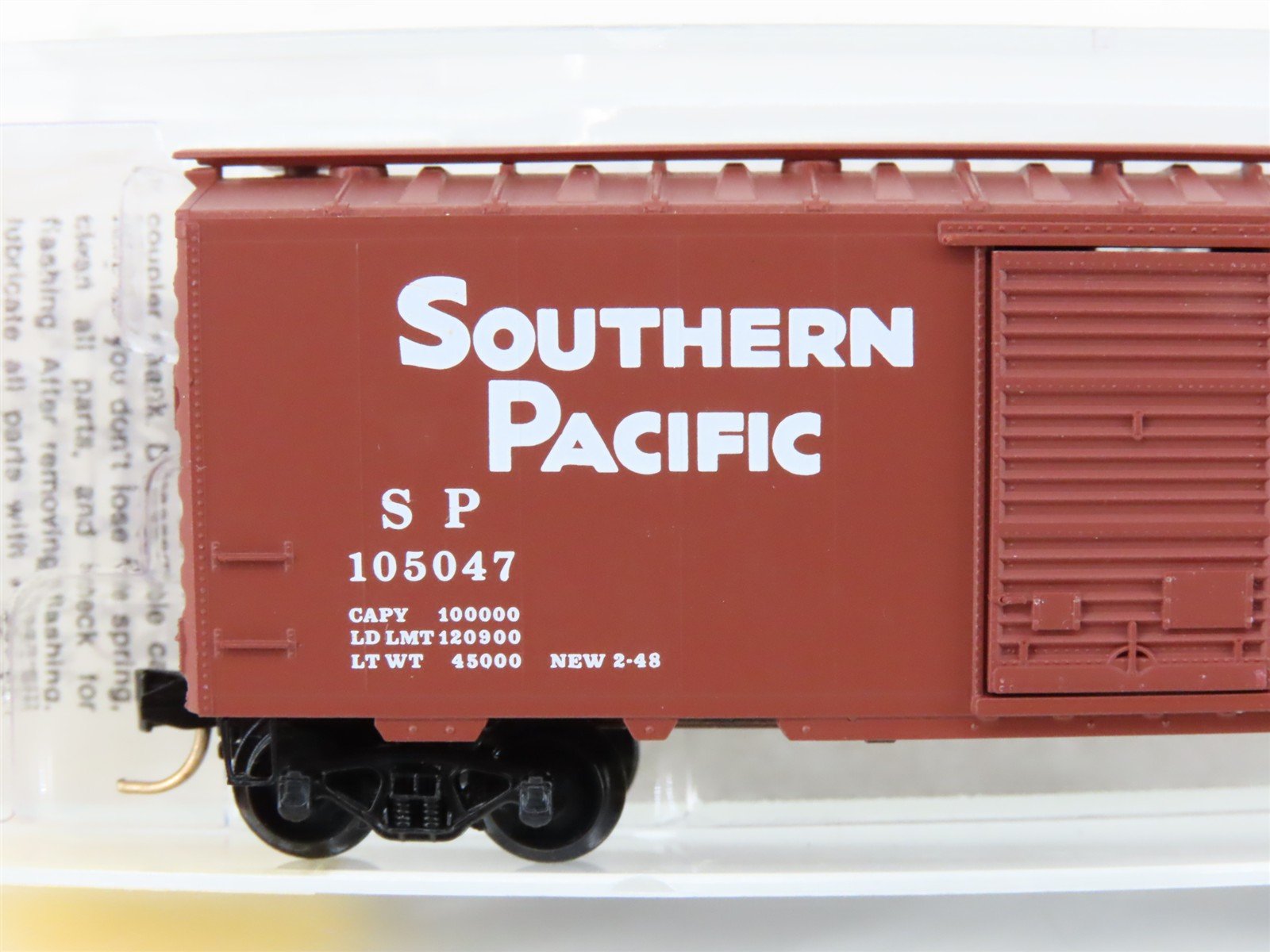 N Micro-Trains MTL 20080 SP Southern Pacific 40' Single Door Box Car #105047