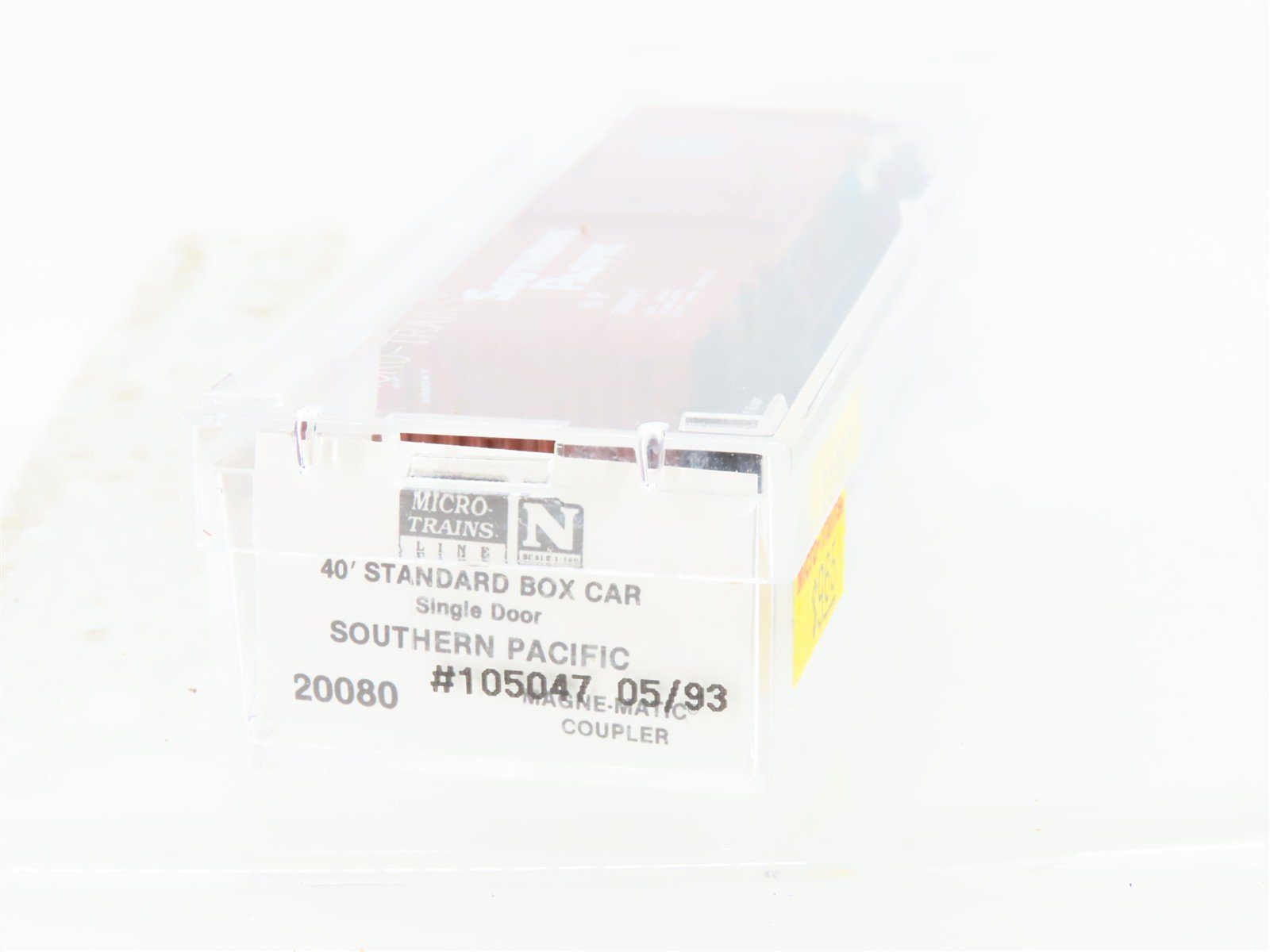 N Micro-Trains MTL 20080 SP Southern Pacific 40' Single Door Box Car #105047