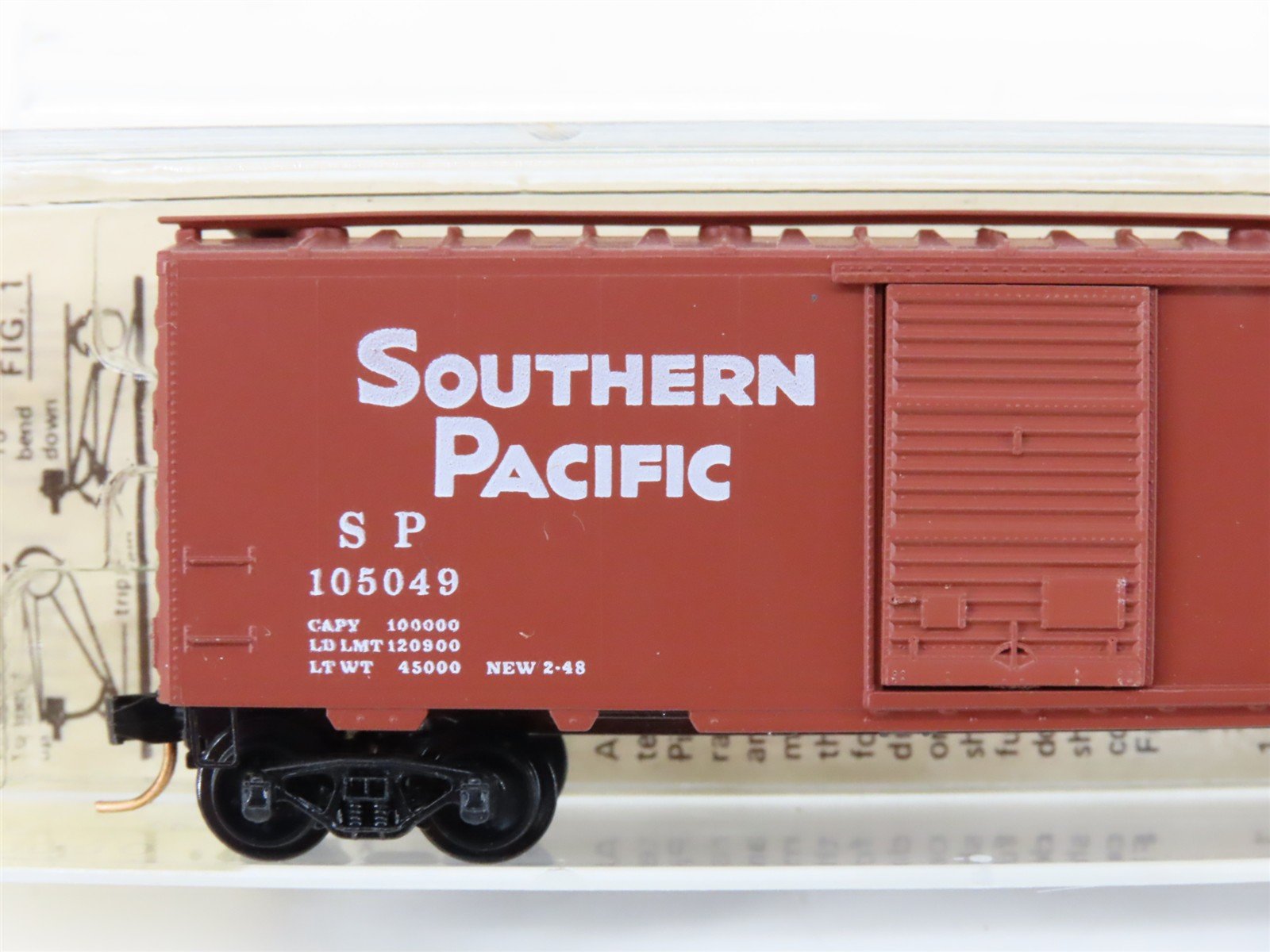 N Scale Kadee Micro-Trains MTL 20080 SP Southern Pacific 40' Box Car #105049