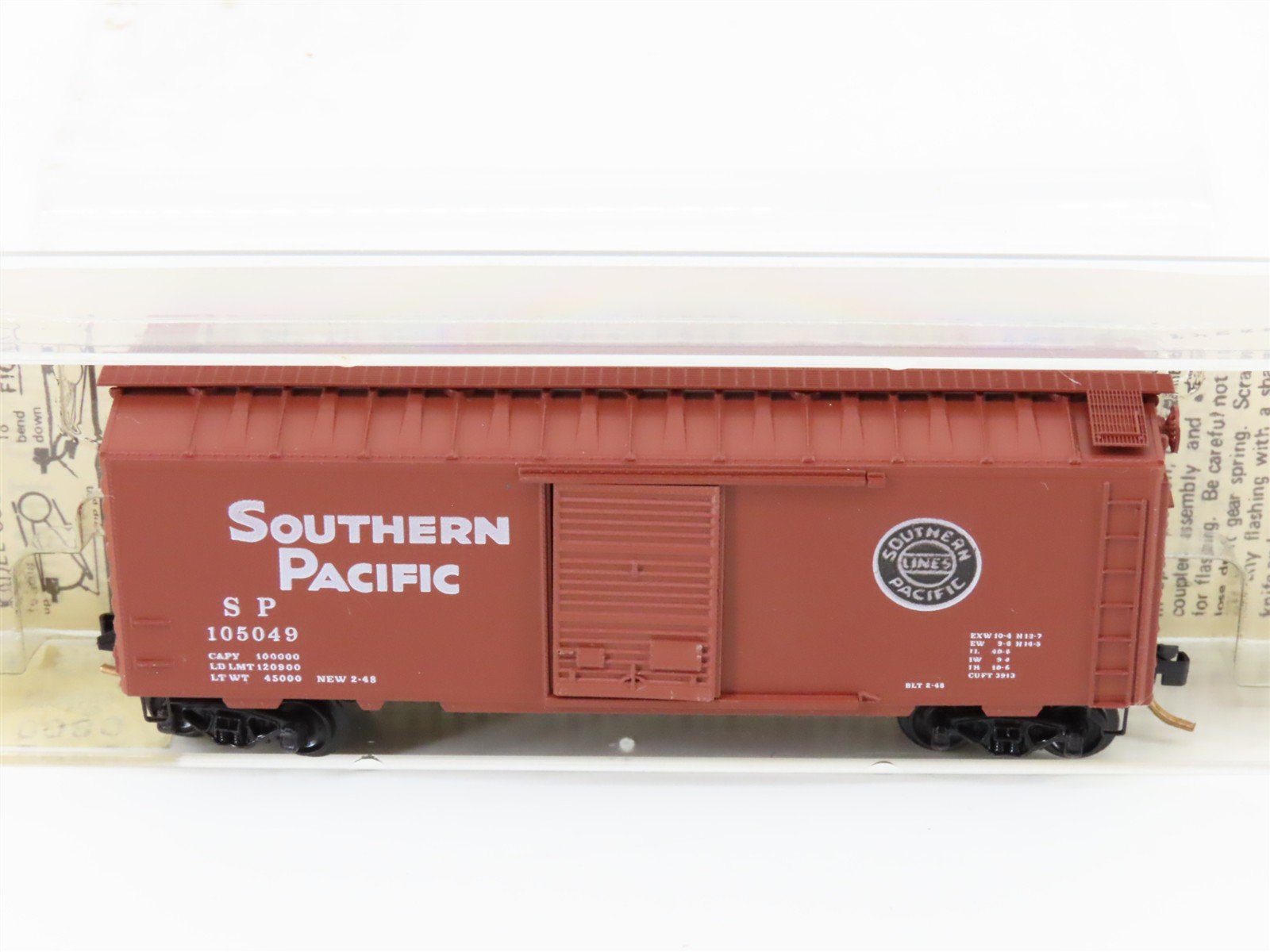N Scale Kadee Micro-Trains MTL 20080 SP Southern Pacific 40' Box Car #105049