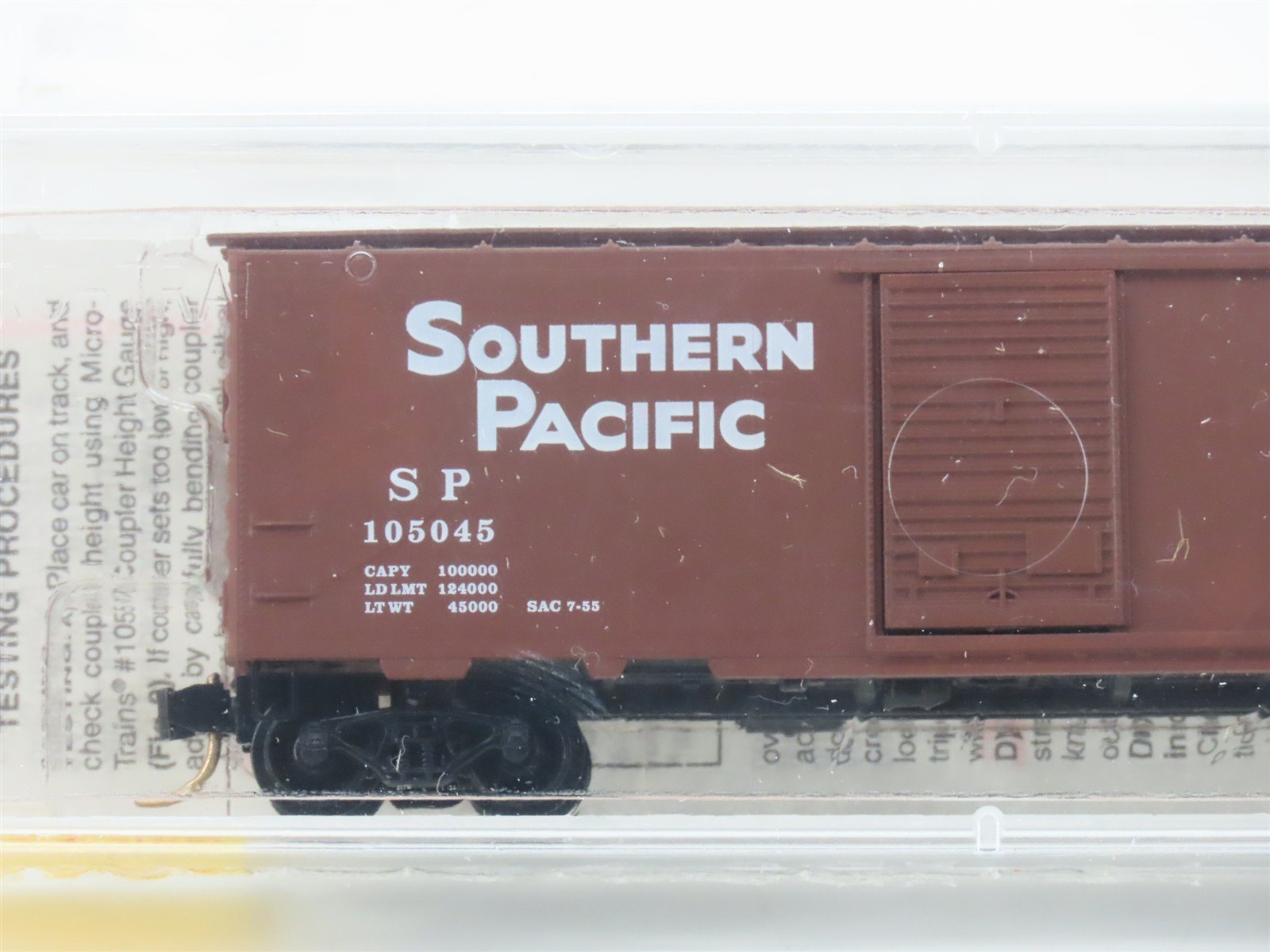 N Micro-Trains MTL 20080 SP Southern Pacific 40' Single Door Box Car #105045