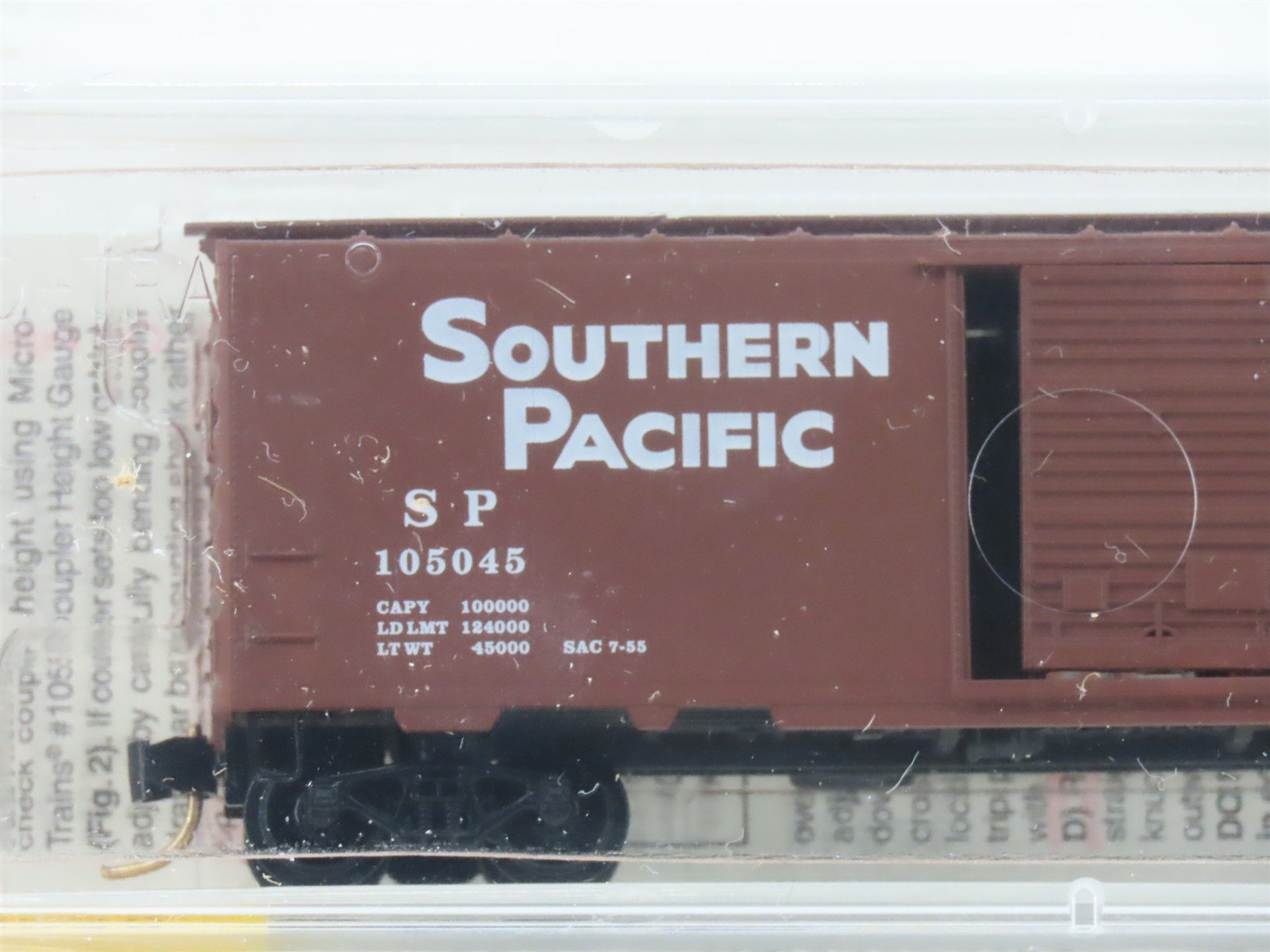 N Micro-Trains MTL 20080 SP Southern Pacific 40' Single Door Box Car #105045