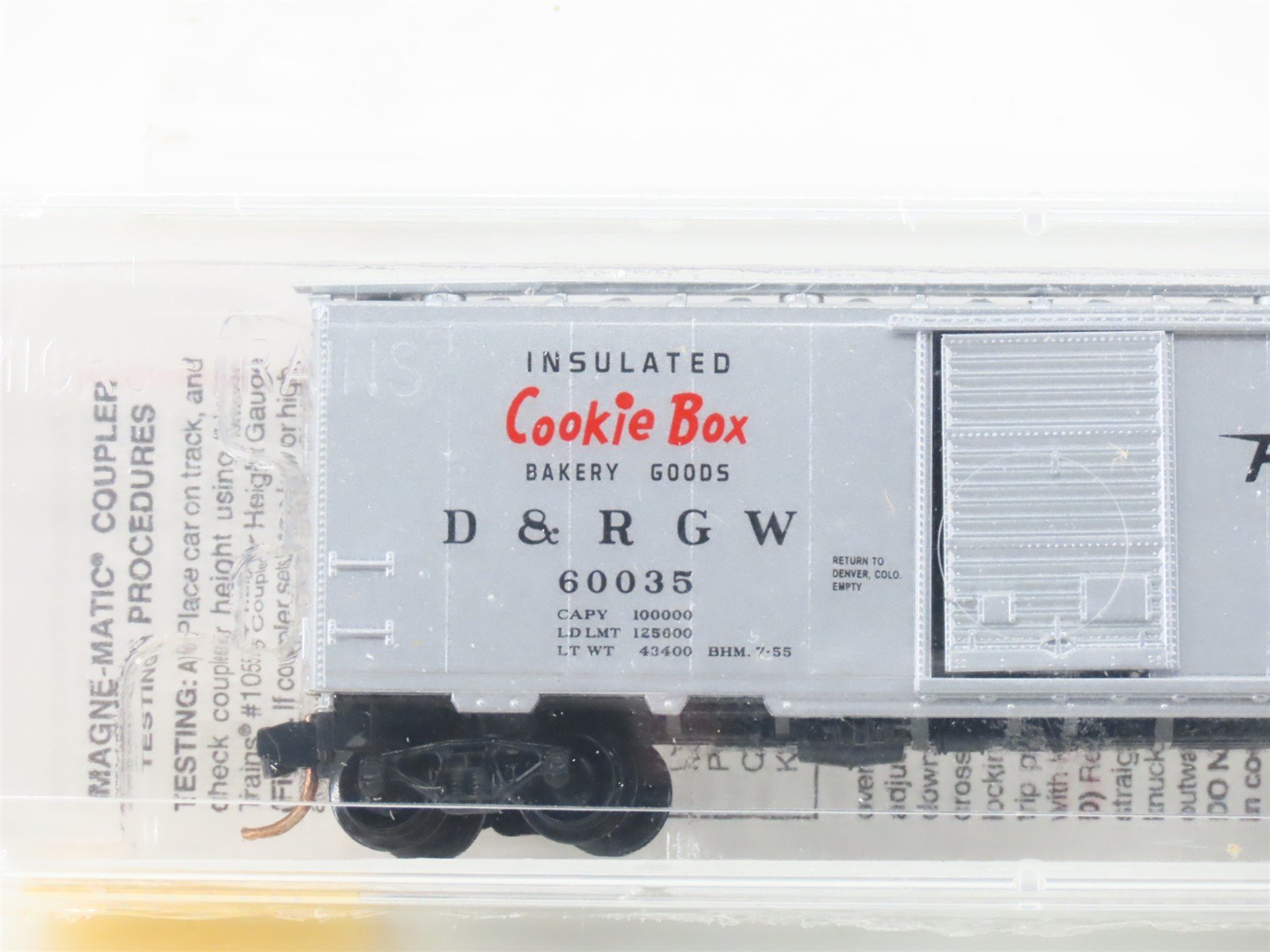 N Scale Micro-Trains MTL 20110 D&RGW Rio Grande 