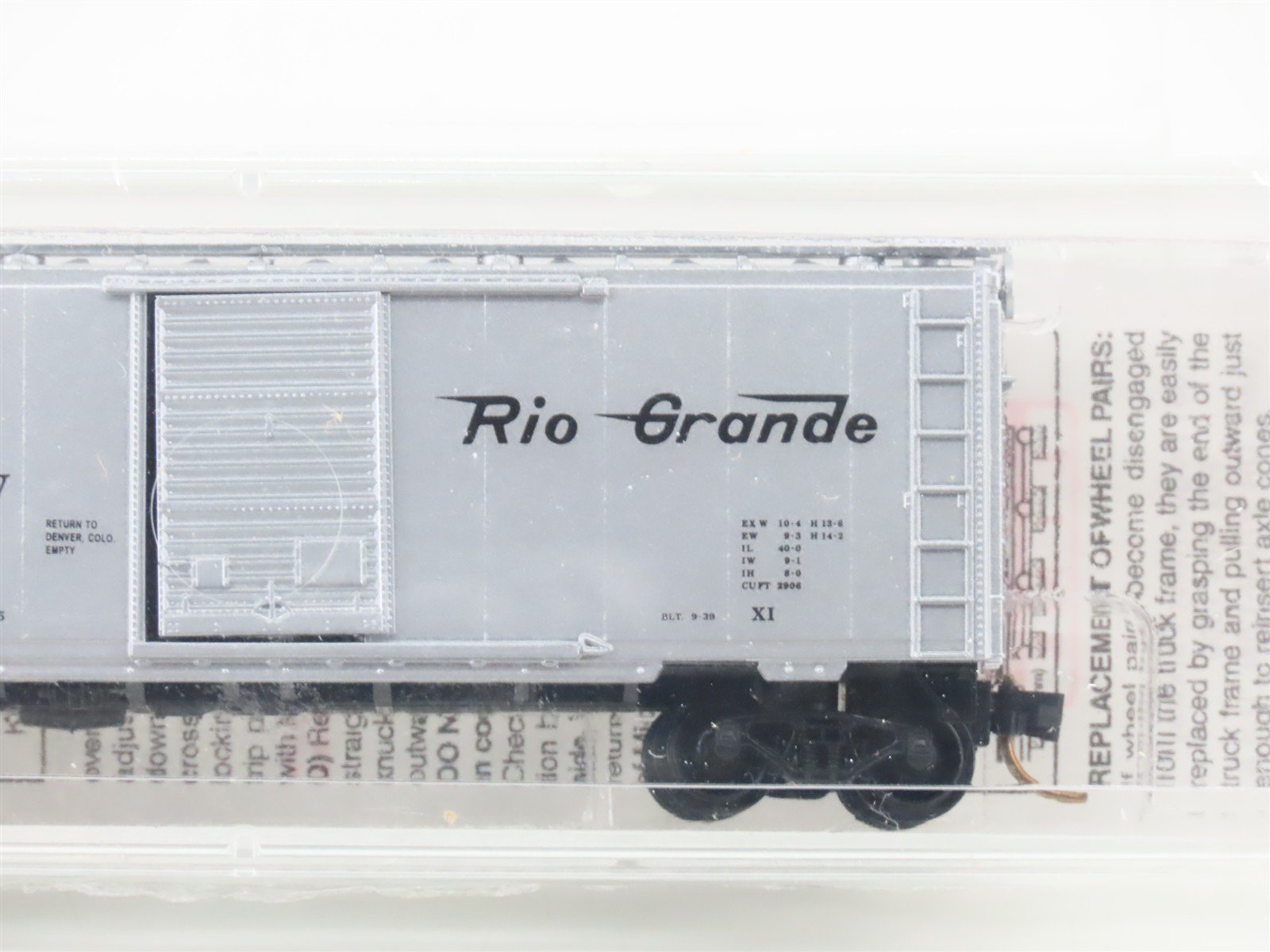 N Scale Micro-Trains MTL 20110 D&RGW Rio Grande 