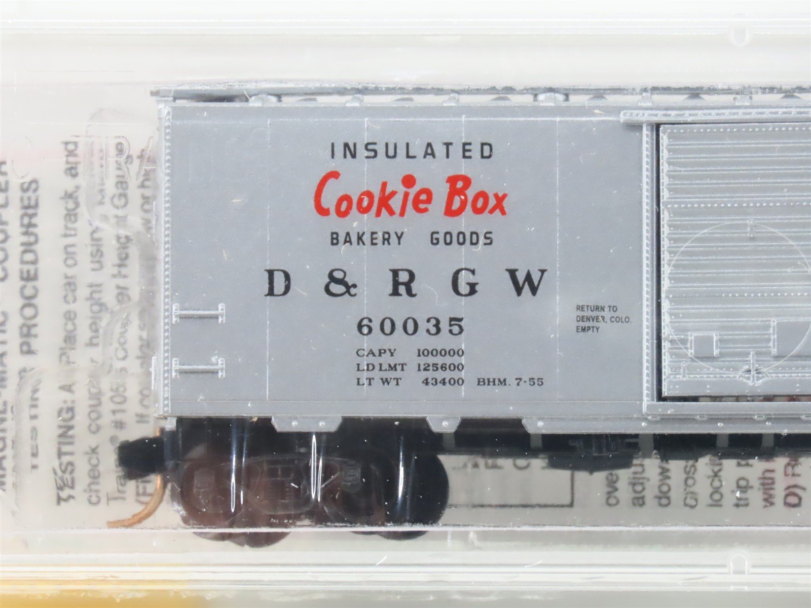 N Scale Micro-Trains MTL 20110 D&RGW Rio Grande 