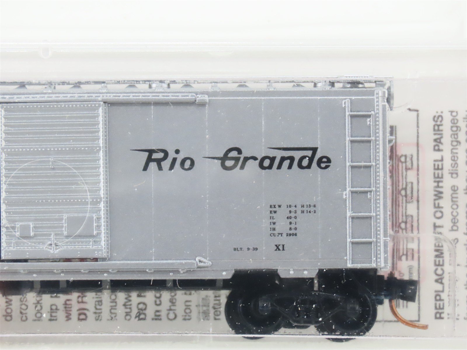 N Scale Micro-Trains MTL 20110 D&RGW Rio Grande 