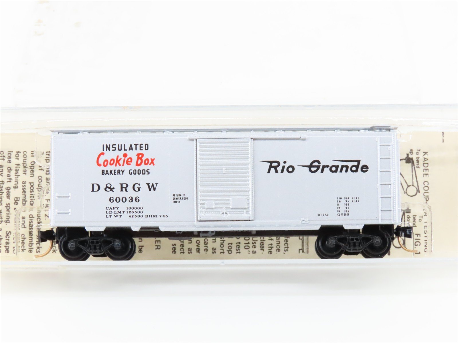 N Kadee Micro-Trains MTL 20110 D&RGW Rio Grande 