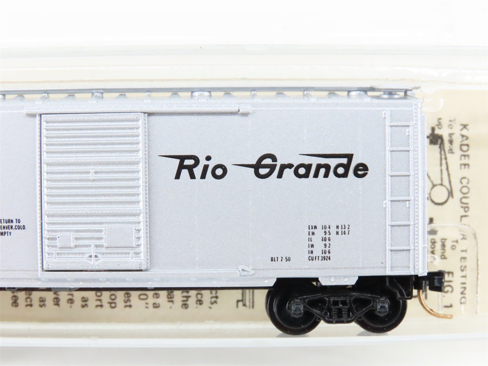 N Kadee Micro-Trains MTL 20110 D&RGW Rio Grande 