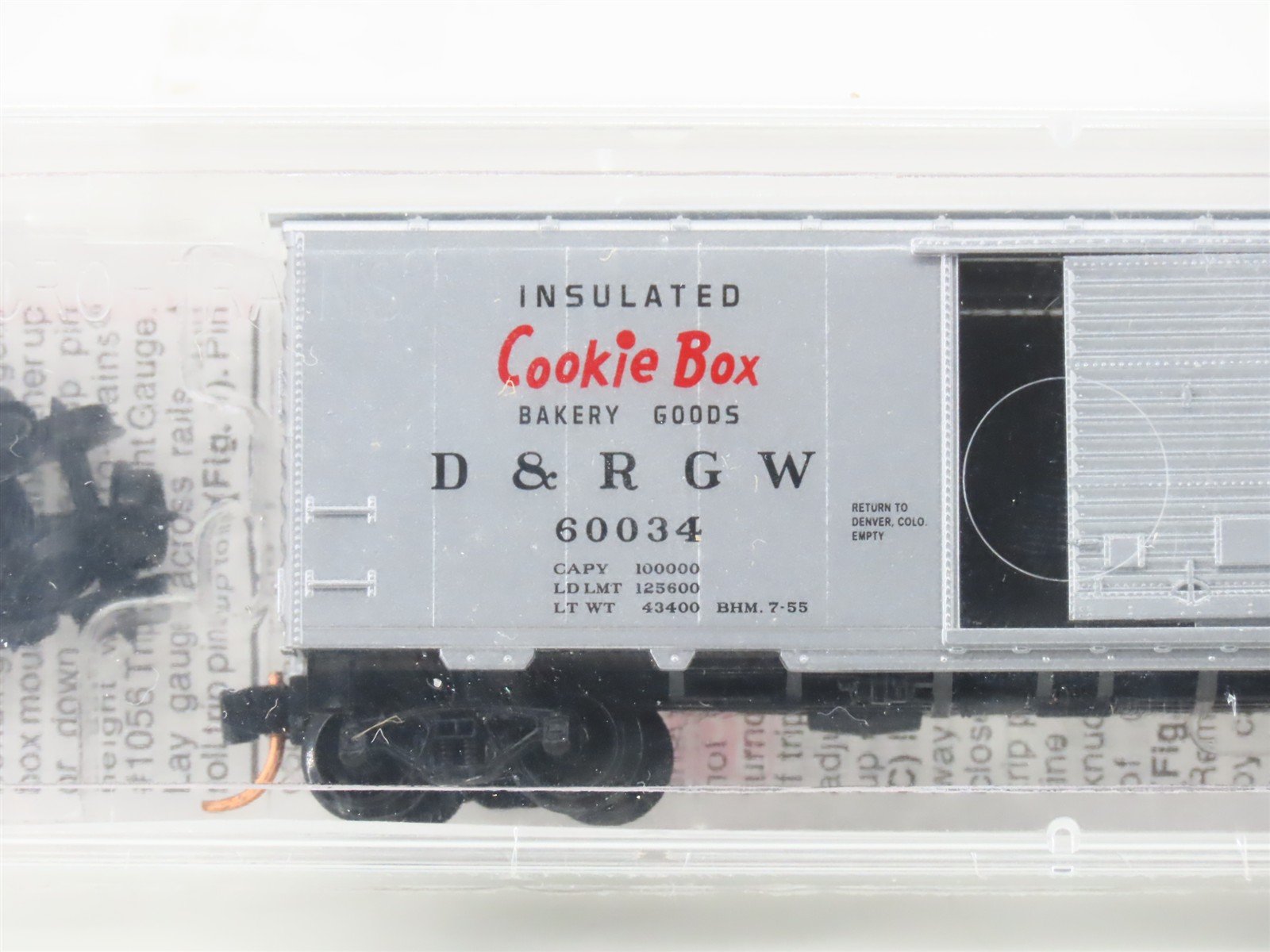 N Scale Micro-Trains MTL 20110 D&RGW Rio Grande 