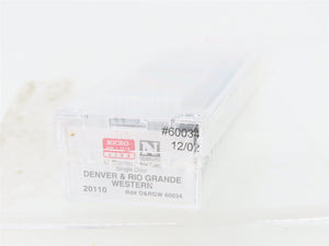 N Scale Micro-Trains MTL 20110 D&RGW Rio Grande 