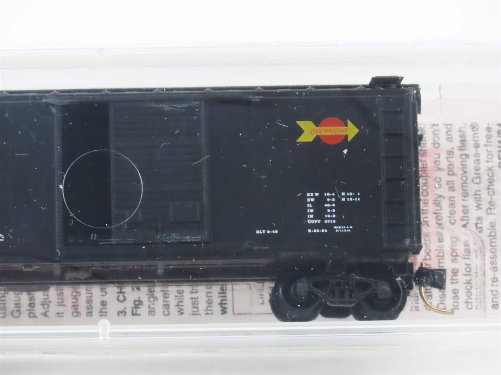 N Scale Micro-Trains MTL 20090 SP Southern Pacific Overnight 40' Box Car #97940