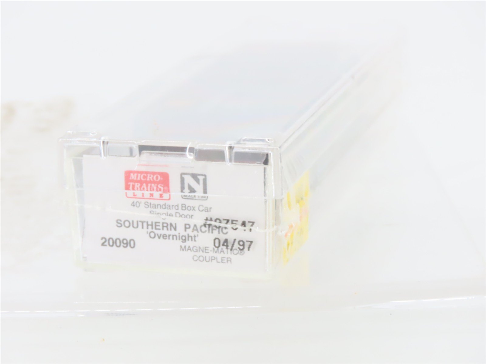 N Scale Micro-Trains MTL 20090 SP Southern Pacific Overnight 40' Box Car #97947