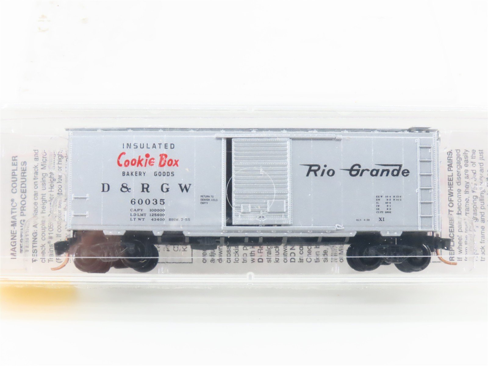 N Scale Micro-Trains MTL 20110 D&RGW Rio Grande 