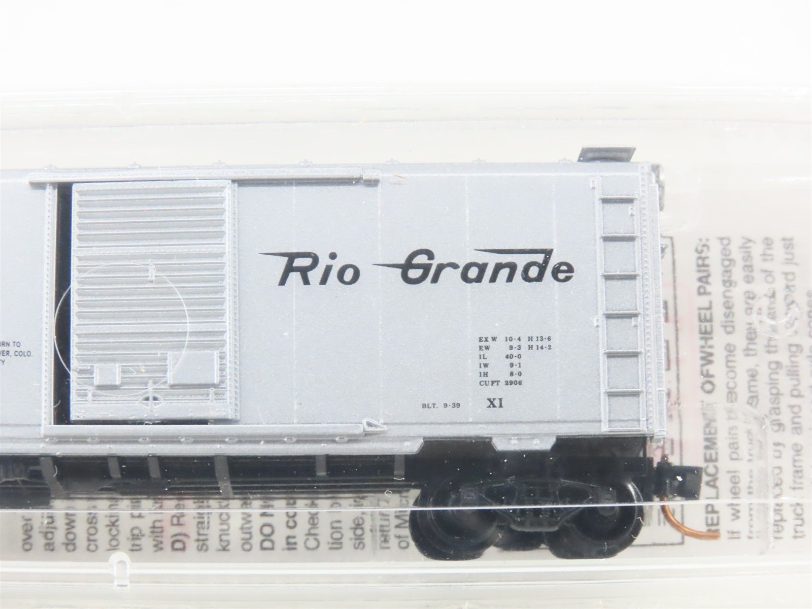 N Scale Micro-Trains MTL 20110 D&RGW Rio Grande 