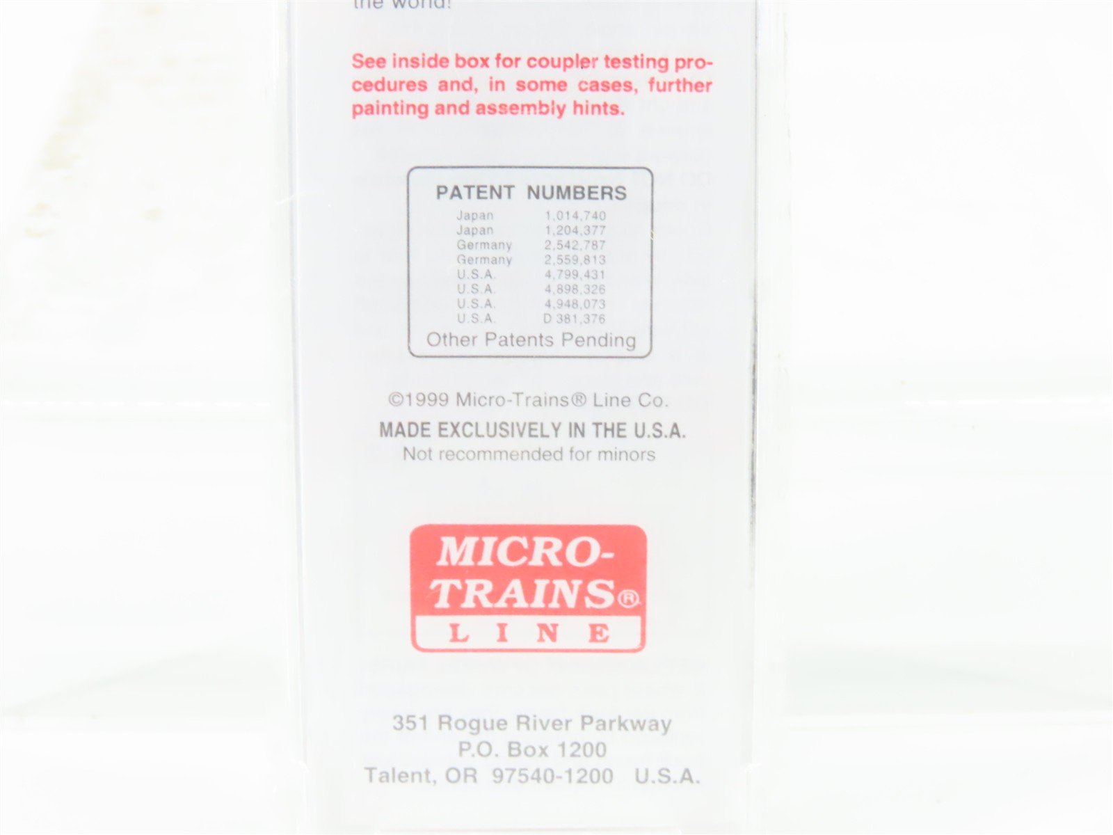 N Scale Micro-Trains MTL 20110 D&RGW Rio Grande 