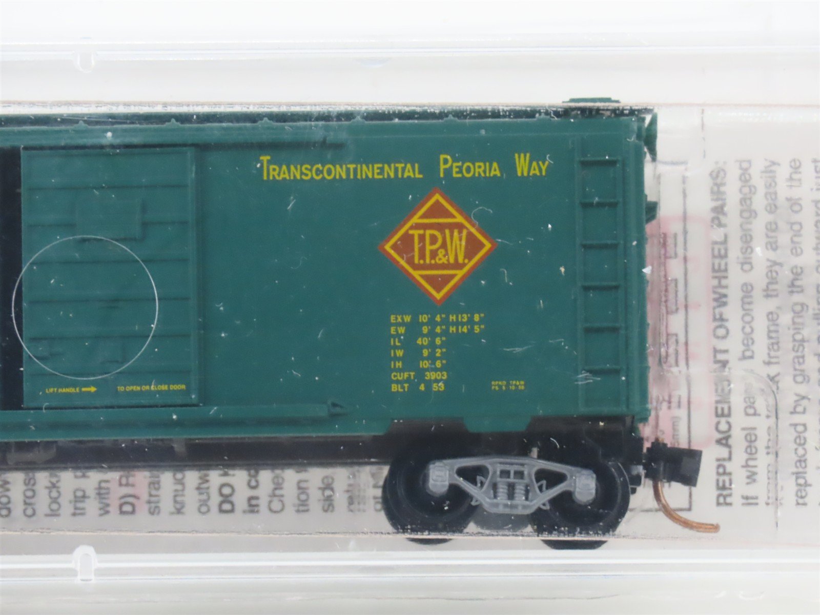 N Scale Micro-Trains MTL 20120 TP&W Toledo Peoria & Western 40' Box Car #620