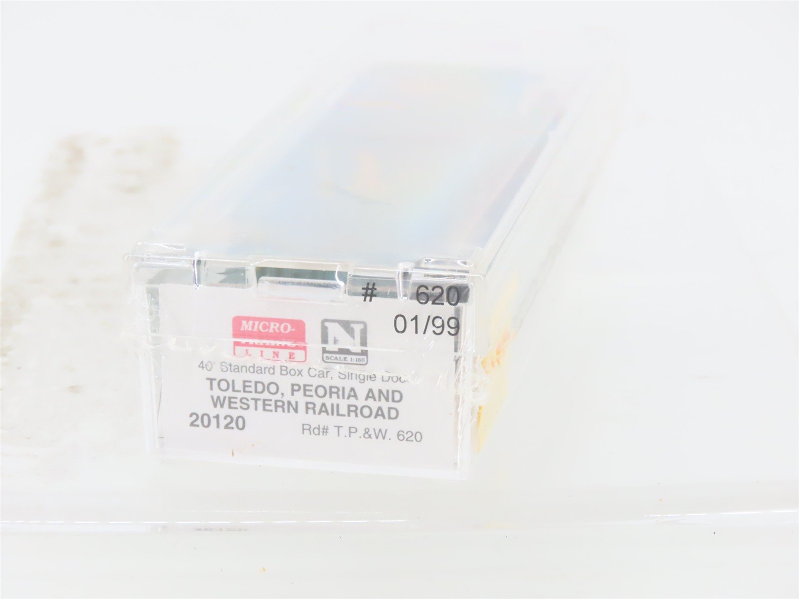 N Scale Micro-Trains MTL 20120 TP&W Toledo Peoria & Western 40' Box Car #620