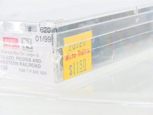 N Scale Micro-Trains MTL 20120 TP&W Toledo Peoria & Western 40' Box Car #620