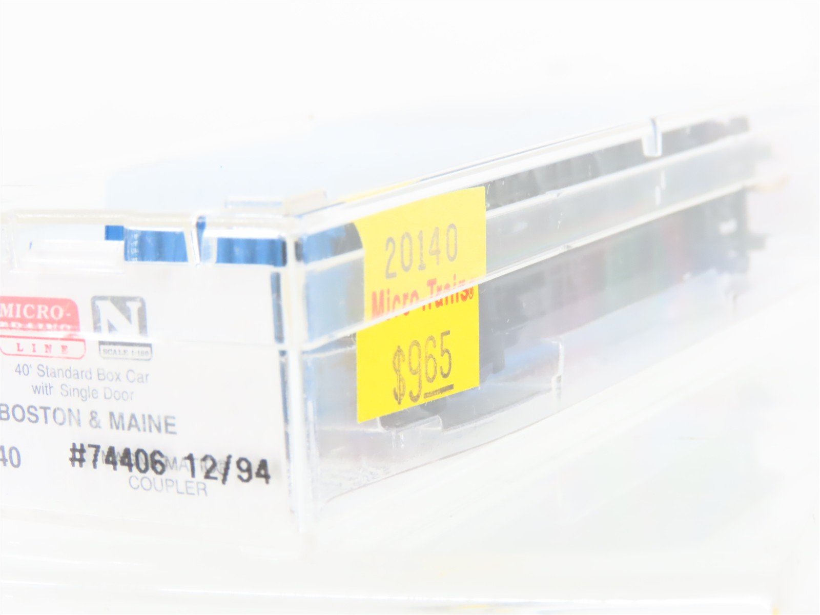N Scale Micro-Trains MTL 20140 BM Boston & Maine 40' Single Door Box Car #74406