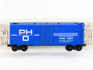 N Kadee Micro-Trains MTL 20150 PHD St. Clair Blue Water Route 40' Box Car #1307
