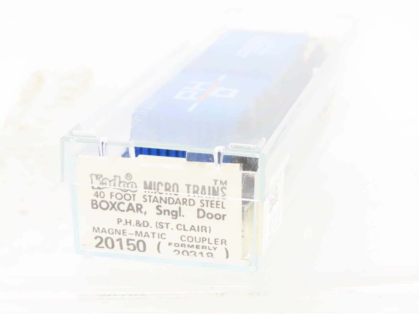 N Kadee Micro-Trains MTL 20150 PHD St. Clair Blue Water Route 40' Box Car #1307