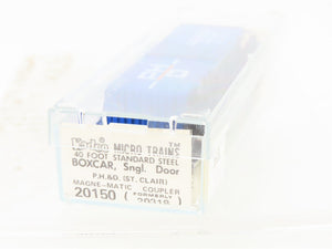 N Kadee Micro-Trains MTL 20150 PHD St. Clair Blue Water Route 40' Box Car #1307