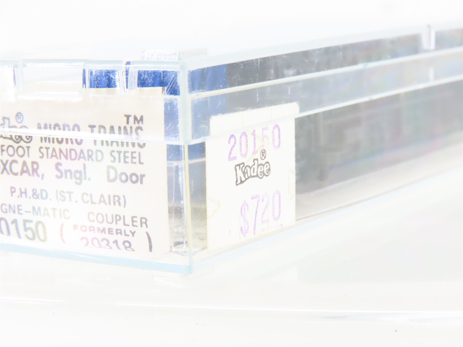 N Kadee Micro-Trains MTL 20150 PHD St. Clair Blue Water Route 40' Box Car #1307