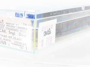 N Kadee Micro-Trains MTL 20150 PHD St. Clair Blue Water Route 40' Box Car #1307