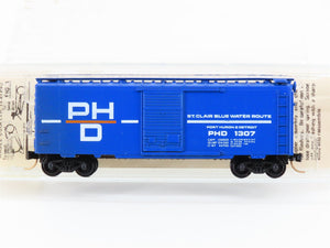 N Kadee Micro-Trains MTL 20150 PHD St. Clair Blue Water Route 40' Box Car #1307