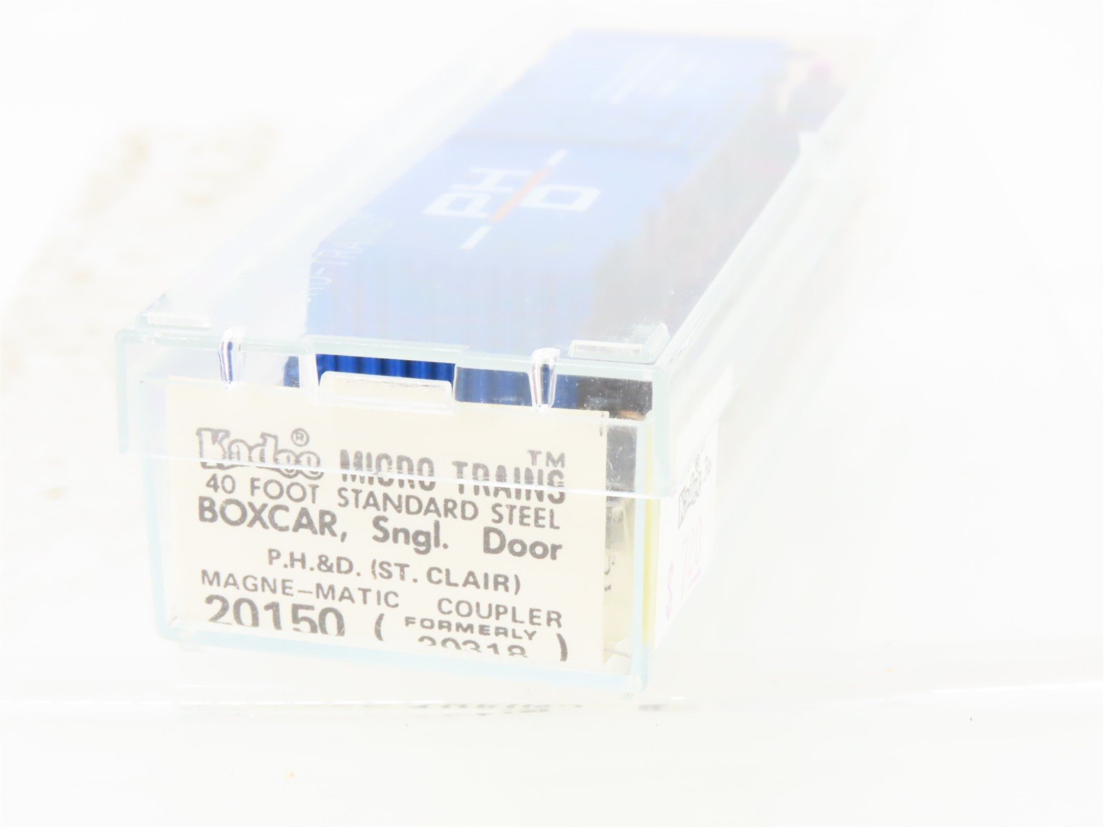 N Kadee Micro-Trains MTL 20150 PHD St. Clair Blue Water Route 40' Box Car #1307