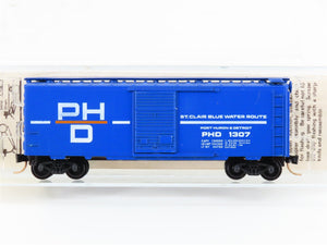 N Kadee Micro-Trains MTL 20150 PHD St. Clair Blue Water Route 40' Box Car #1307
