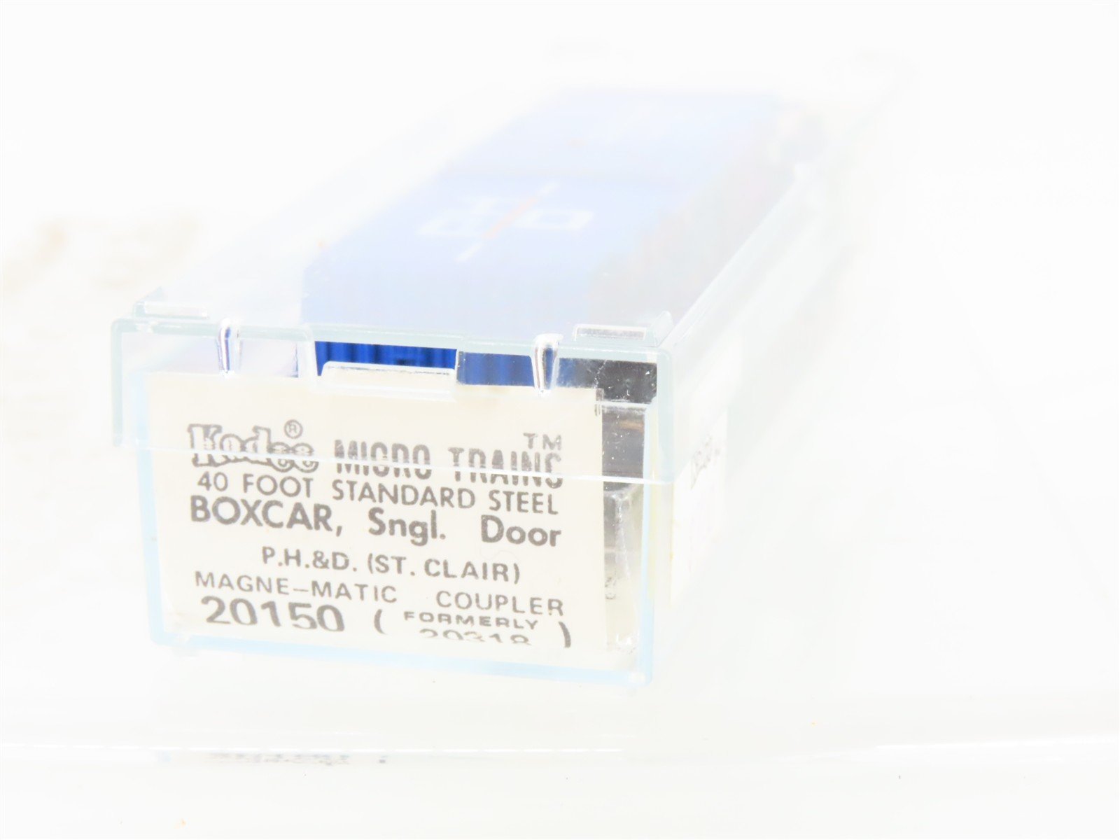 N Kadee Micro-Trains MTL 20150 PHD St. Clair Blue Water Route 40' Box Car #1307