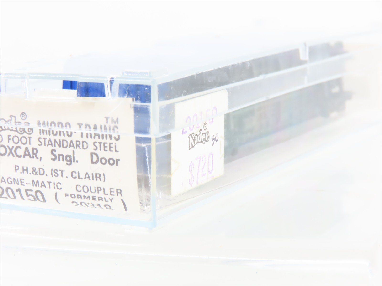 N Kadee Micro-Trains MTL 20150 PHD St. Clair Blue Water Route 40' Box Car #1307