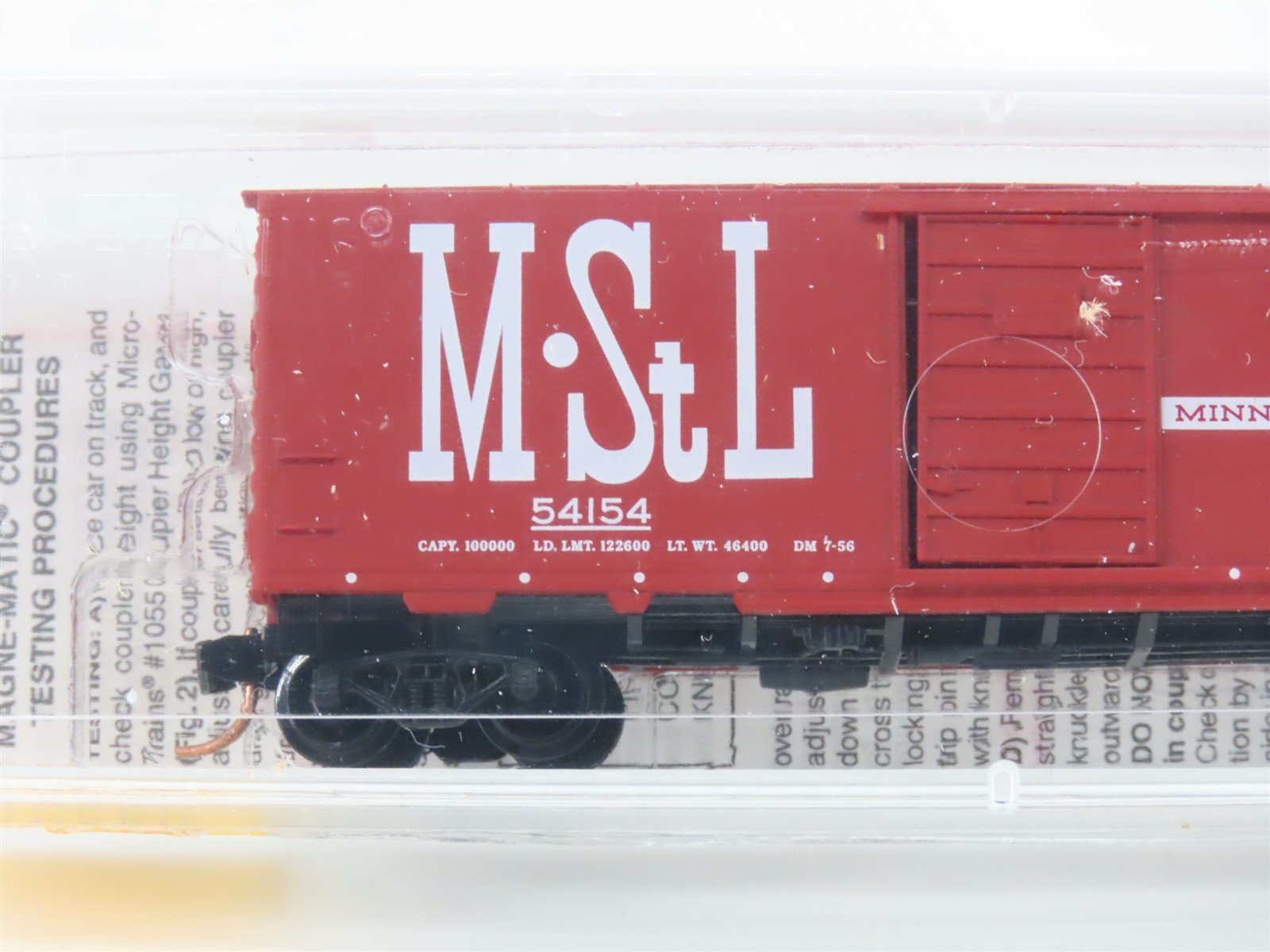 N Scale Micro-Trains MTL 20860 M&StL The Peoria Gateway 40' Box Car #54154