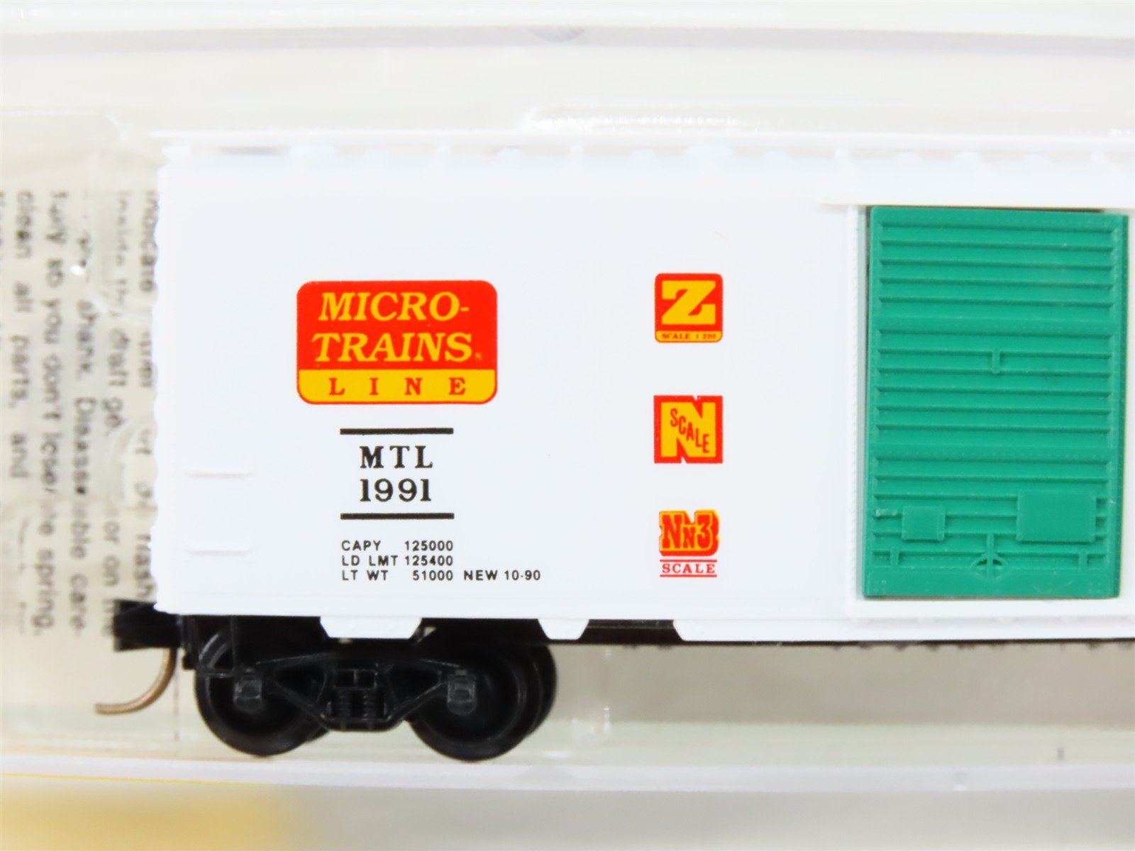 N Scale Micro-Trains MTL 20086 MTL Micro Trains Line 40' Box Car #1991
