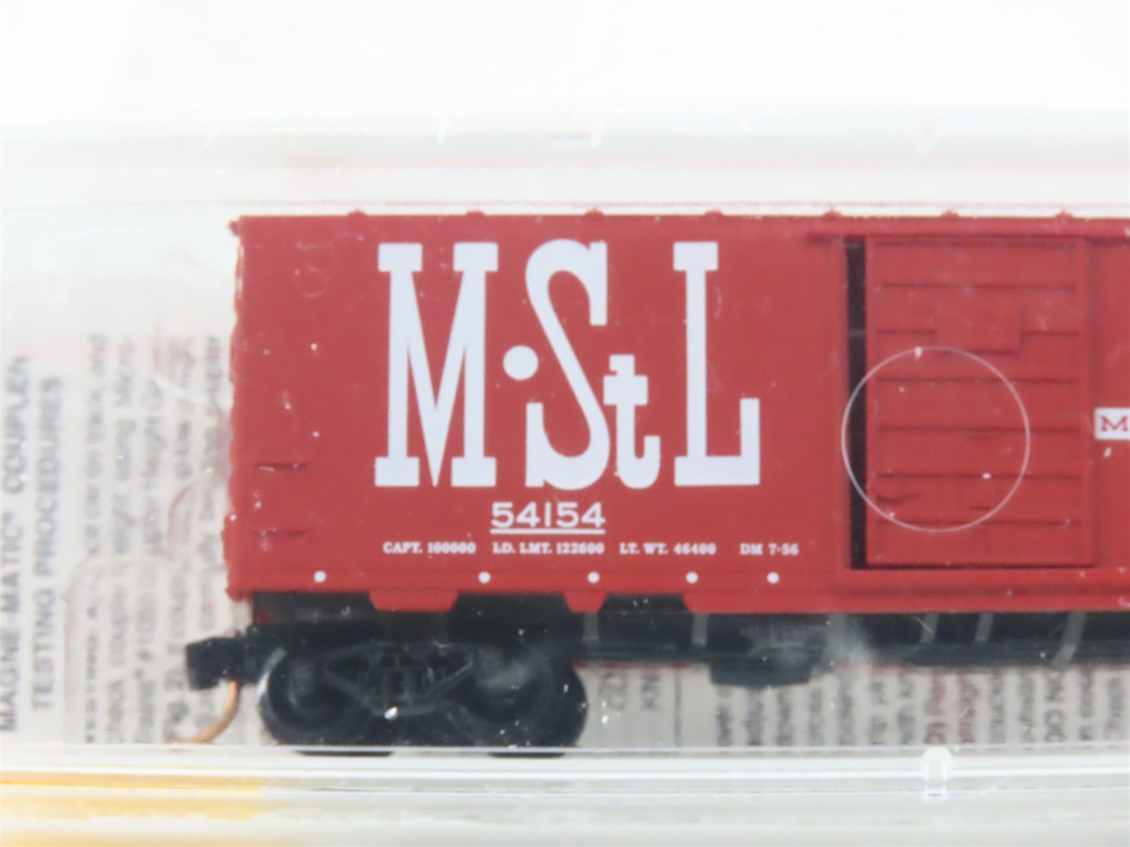 N Scale Micro-Trains MTL 20860 M&StL The Peoria Gateway 40' Box Car #54154