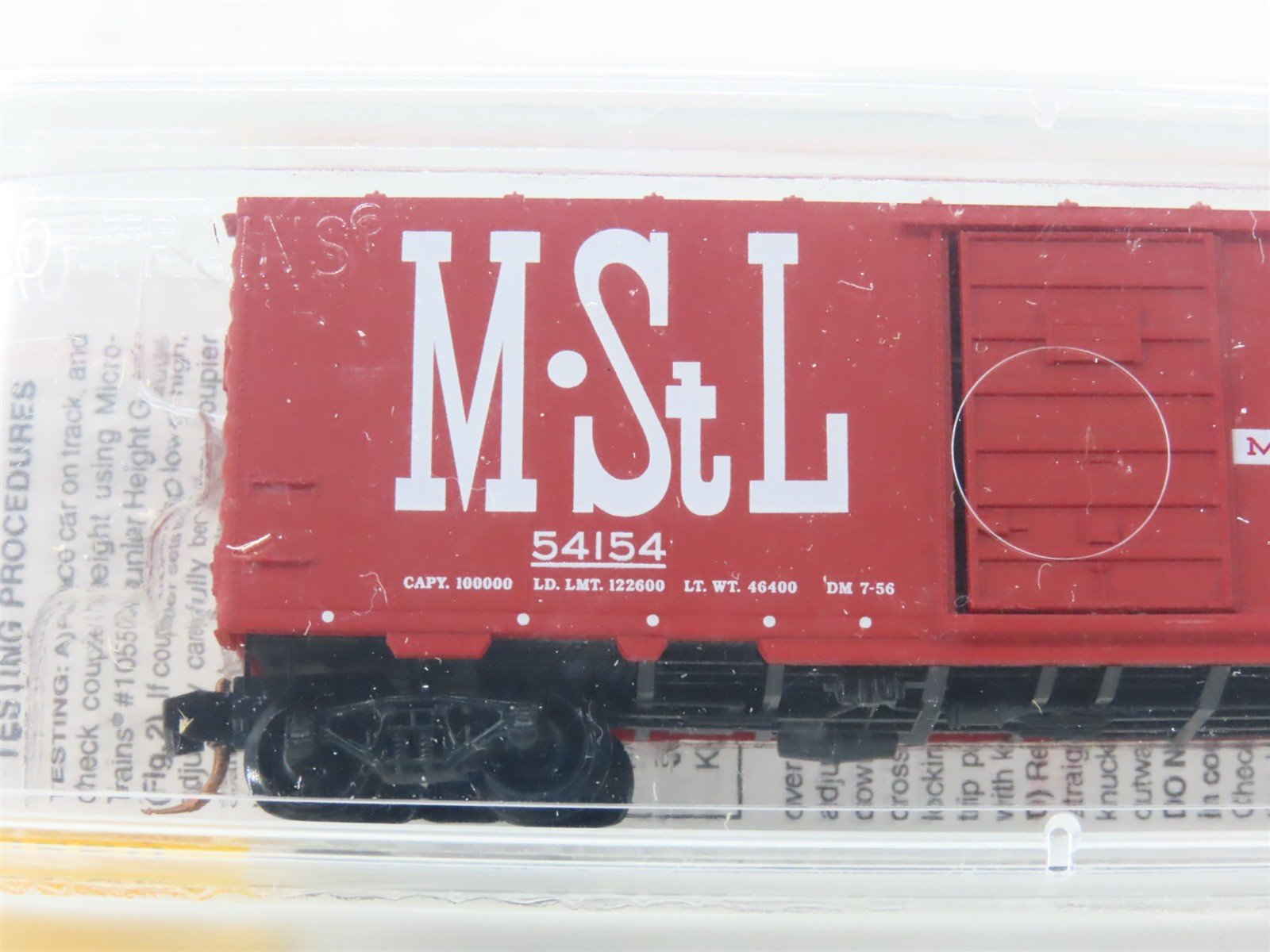 N Scale Micro-Trains MTL 20860 M&StL The Peoria Gateway 40' Box Car #54154