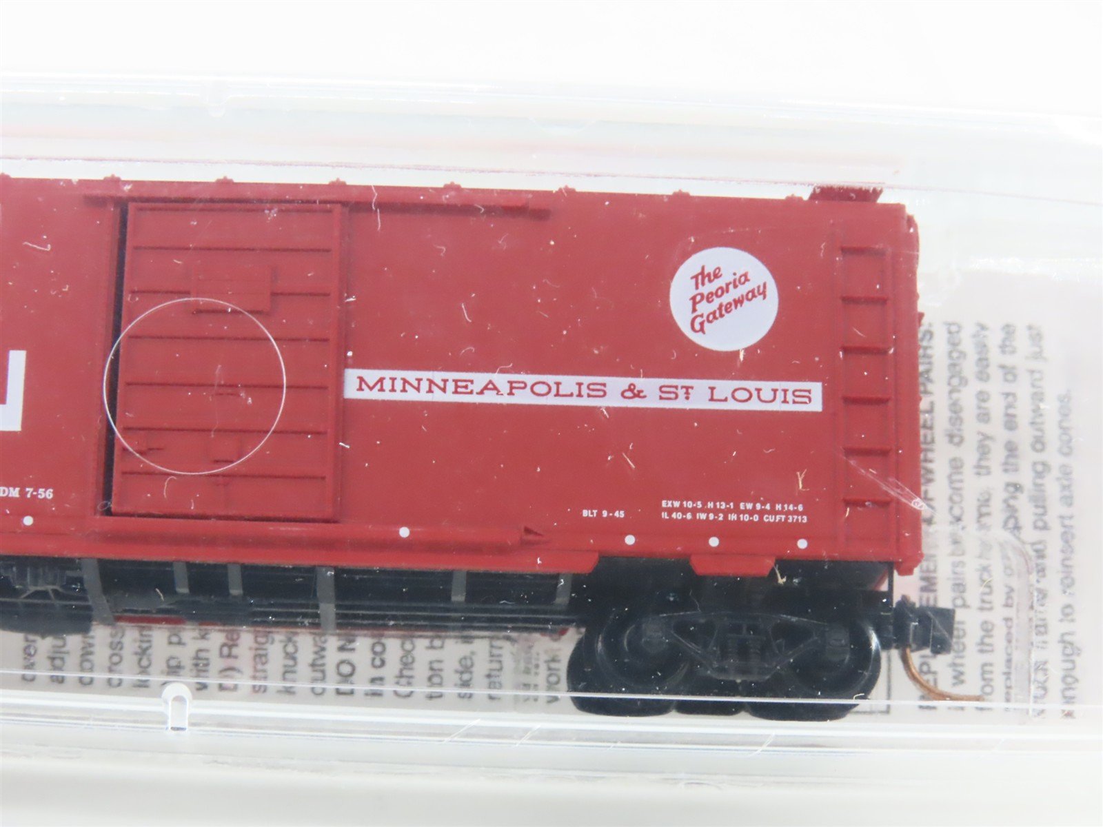 N Scale Micro-Trains MTL 20860 M&StL The Peoria Gateway 40' Box Car #54154