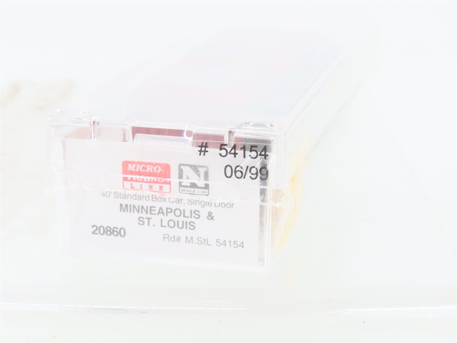 N Scale Micro-Trains MTL 20860 M&StL The Peoria Gateway 40' Box Car #54154